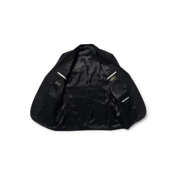 Jack Victor Exclusive Collection: Navy/Brown Plaid Conway Sport Jacket - Picture 10 of 11